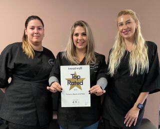 Top Rated Salon Award 2025 Victoria's Beauty and Nails